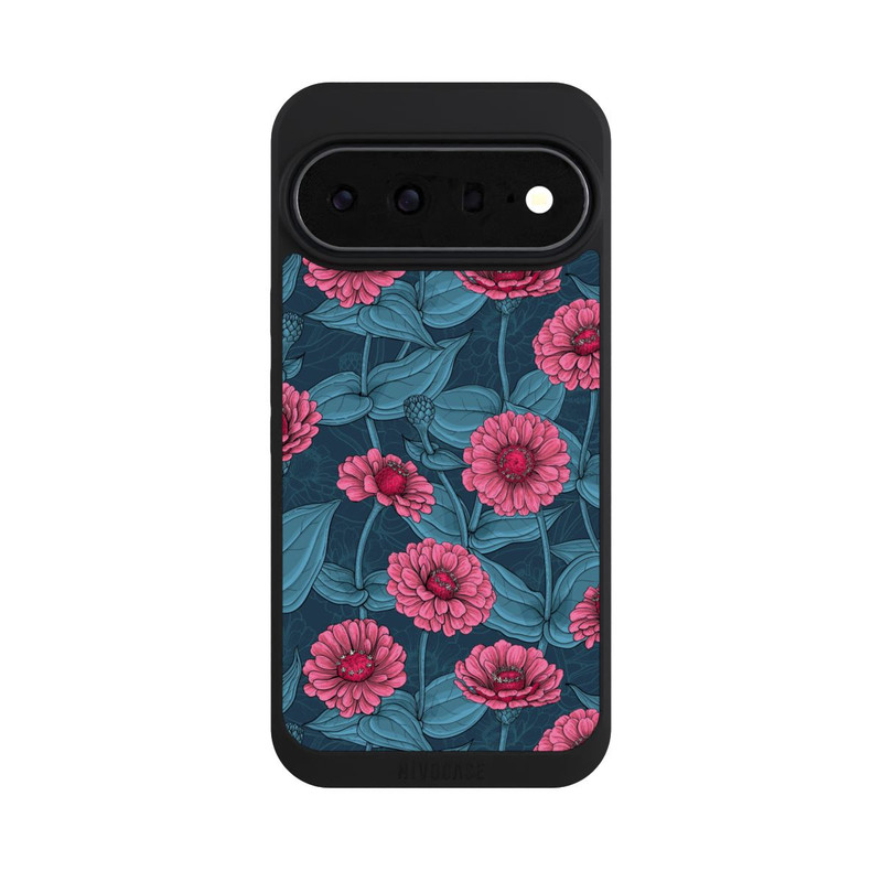 Pixel 11 Pro XL NIVOpure Flower Pattern Pink And Blue Illustration