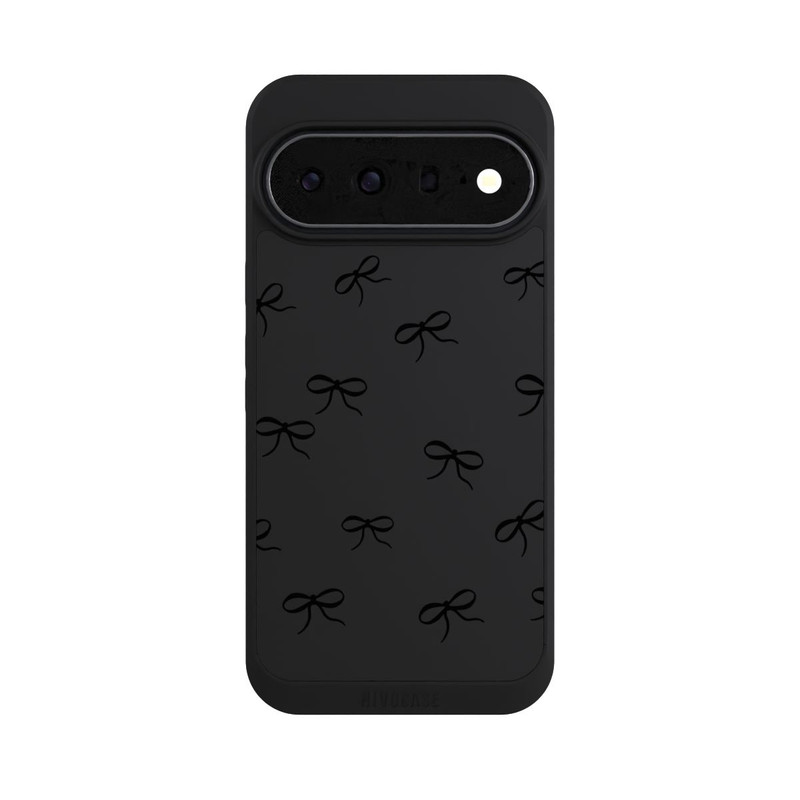 Pixel 11 Pro XL NIVOpure Schleifen Muster Schwarz Transparent