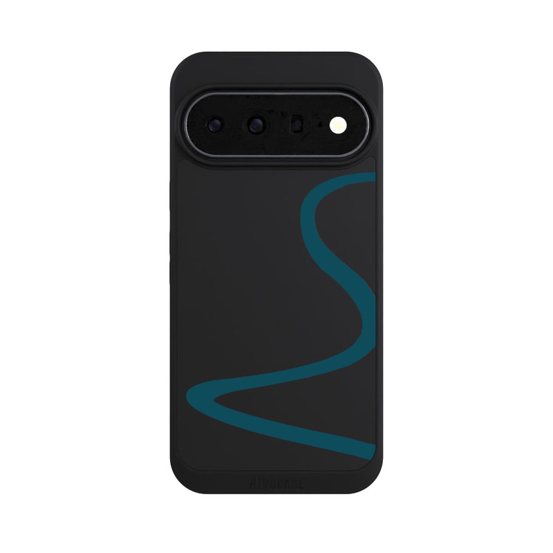 Pixel 11 Pro XL NIVOpure Blaue Linie Transparent