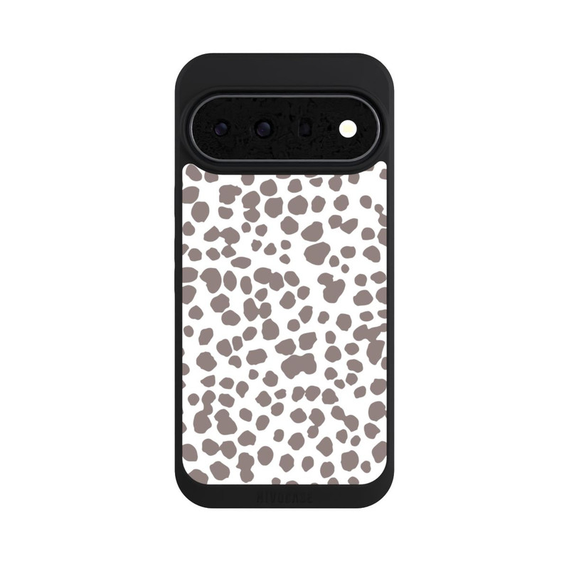 Pixel 11 Pro XL NIVOpure Motif Guépard Marron Blanc