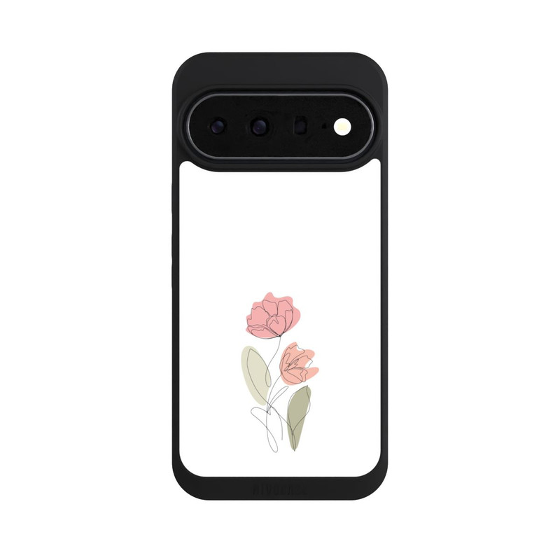 Pixel 11 Pro XL NIVOpure Blume Line Art Rot