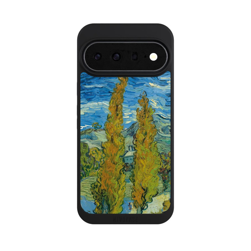 Pixel 11 Pro XL NIVOpure Two Poplars in the Alpilles near Saint-Rémy by Van Gogh