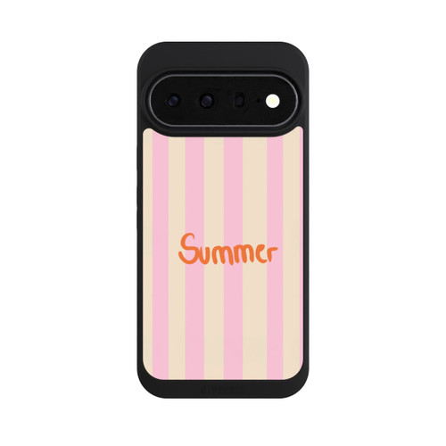 Google Pixel 11 Pro XL NIVOpure Summer- Rosa und Orange Streifen Hintergrund