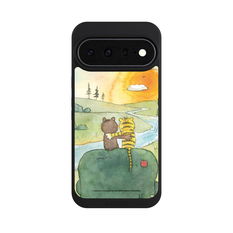 Pixel 11 Pro XL NIVOpure Bär und Tiger Sonnenuntergang