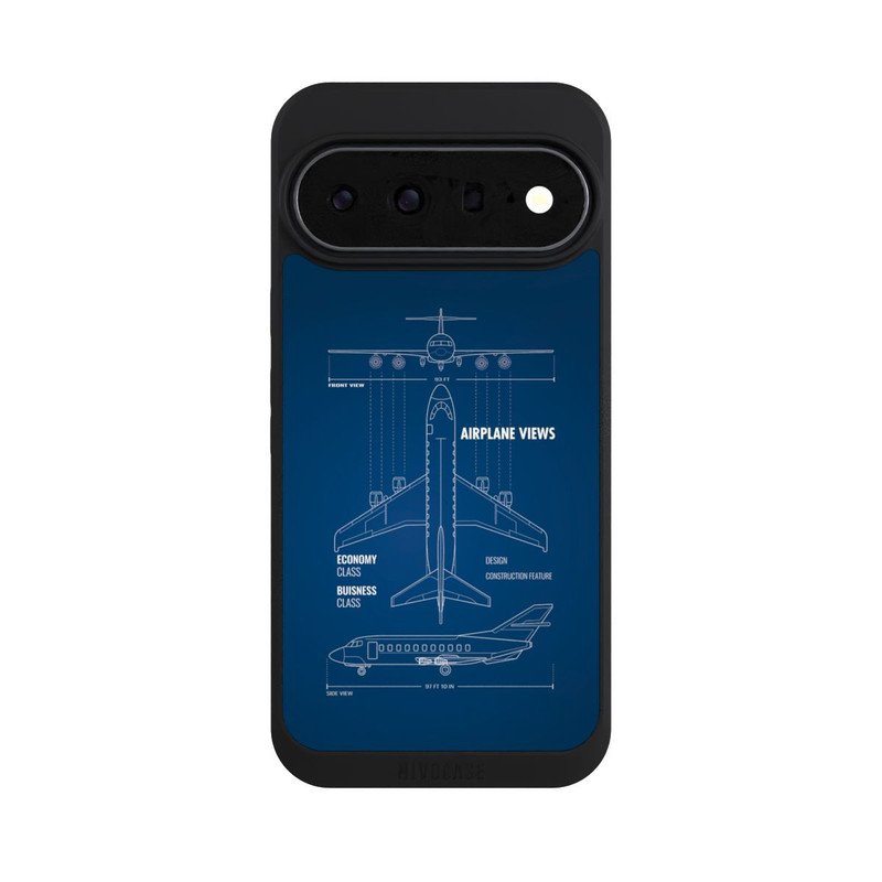 Pixel 11 Pro XL NIVOpure Flugzeug-Wireframe