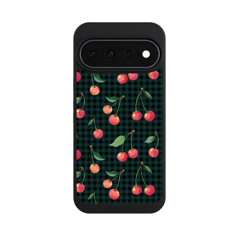 Pixel 11 Pro XL NIVOpure Cherries and Green Gingham
