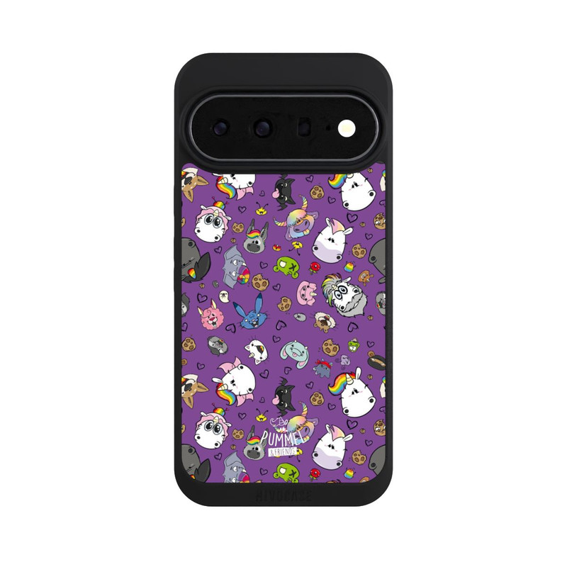 Pixel 11 Pro XL NIVOpure Muster Lila Hintergrund Pummeleinhorn