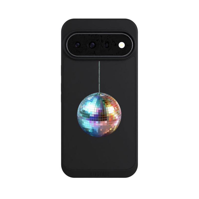 Pixel 11 Pro XL NIVOpure Discokugel Party Blau Gold Transparent mit KI
