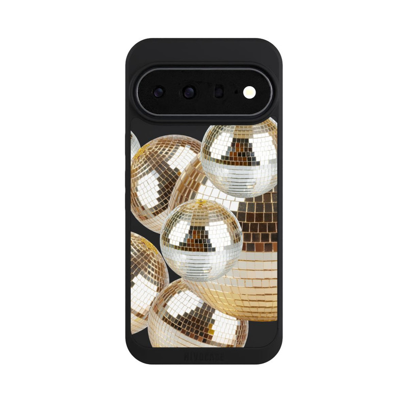Pixel 11 Pro XL NIVOpure Disco Ball Party Gold Transparent with AI