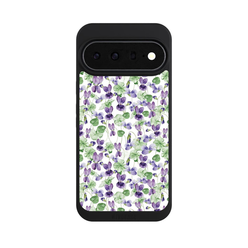 Pixel 11 Pro XL NIVOpure Purple Wildflowers Pattern Watercolor