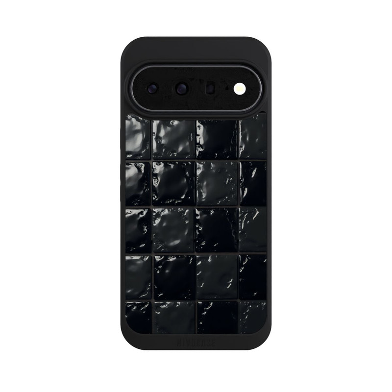 Pixel 11 Pro XL NIVOpure Black Tile Pattern look with AI