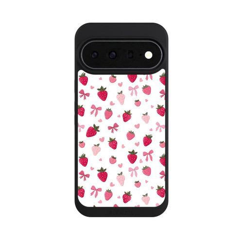 Google Pixel 11 Pro XL NIVOpure Erdbeer Herz Schleifen Muster Pink
