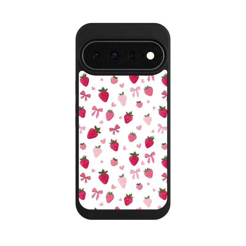 Pixel 11 Pro XL NIVOpure Erdbeer Herz Schleifen Muster Pink