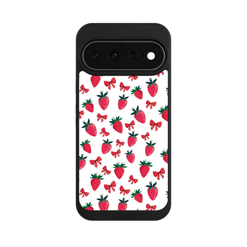 Pixel 11 Pro XL NIVOpure Strawberry Ribbon Pattern Red