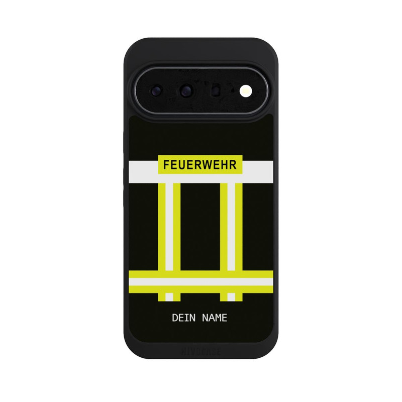 Pixel 11 Pro XL NIVOpure Feuerwehr Uniform Schwarz Personalisierbar