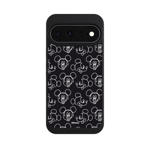 Google Pixel 11 Pro XL NIVOpure Disney Mickey Faces Black Line Art Pattern