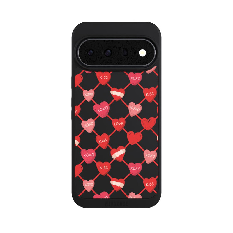 Pixel 11 Pro XL NIVOpure Herz Muster XOXO Rot