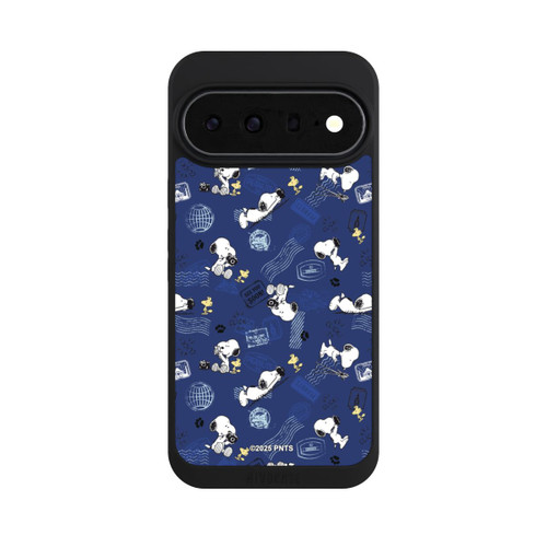 Google Pixel 11 Pro XL NIVOpure Peanuts Travel Stamps Pattern Blue