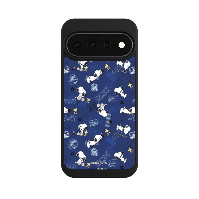 Pixel 11 Pro XL NIVOpure Peanuts Travel Stamps Pattern Blue