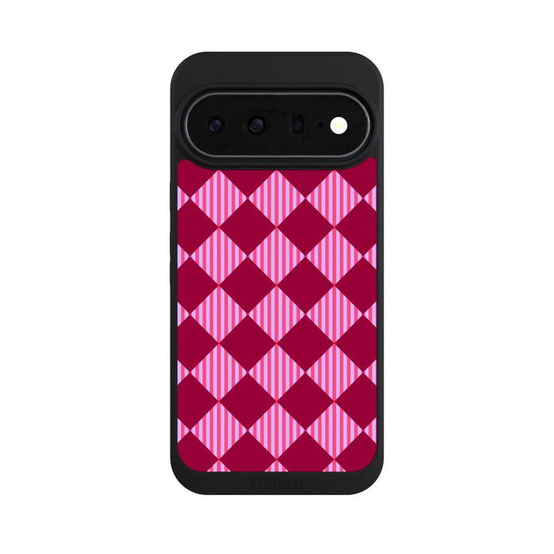 Pixel 11 Pro XL NIVOpure Rauten Muster Rot Rosa