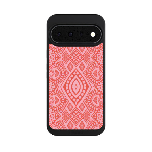 Google Pixel 11 Pro XL NIVOpure Boho Geometric Intricate Tribal Design in Shades of Pink