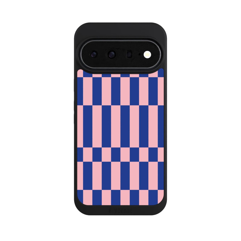 Pixel 11 Pro XL NIVOpure Checked Abstract Bold Electric Blue and Pink Color Block