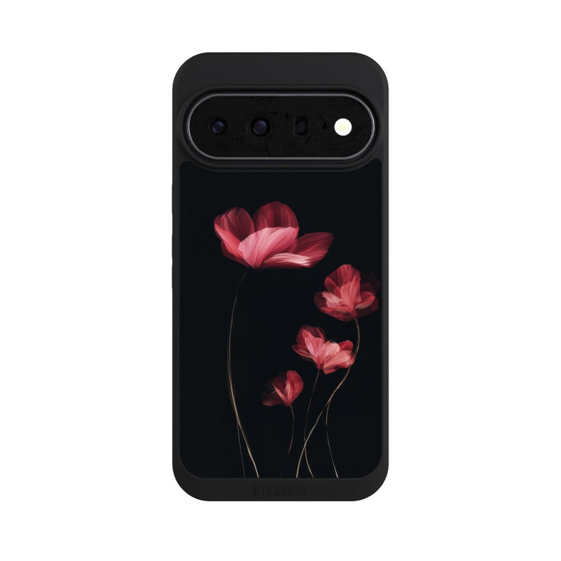 Pixel 11 Pro XL NIVOpure Fleurs Bordeaux Noires