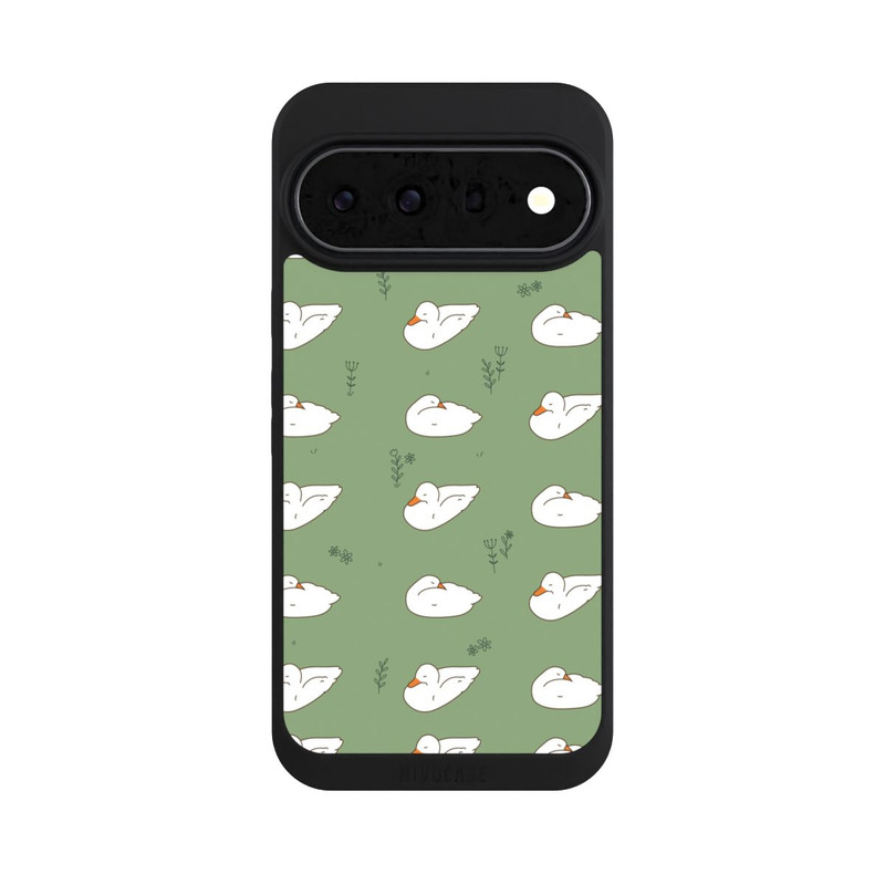 Pixel 11 Pro XL NIVOpure Cartoon Entenmuster grün