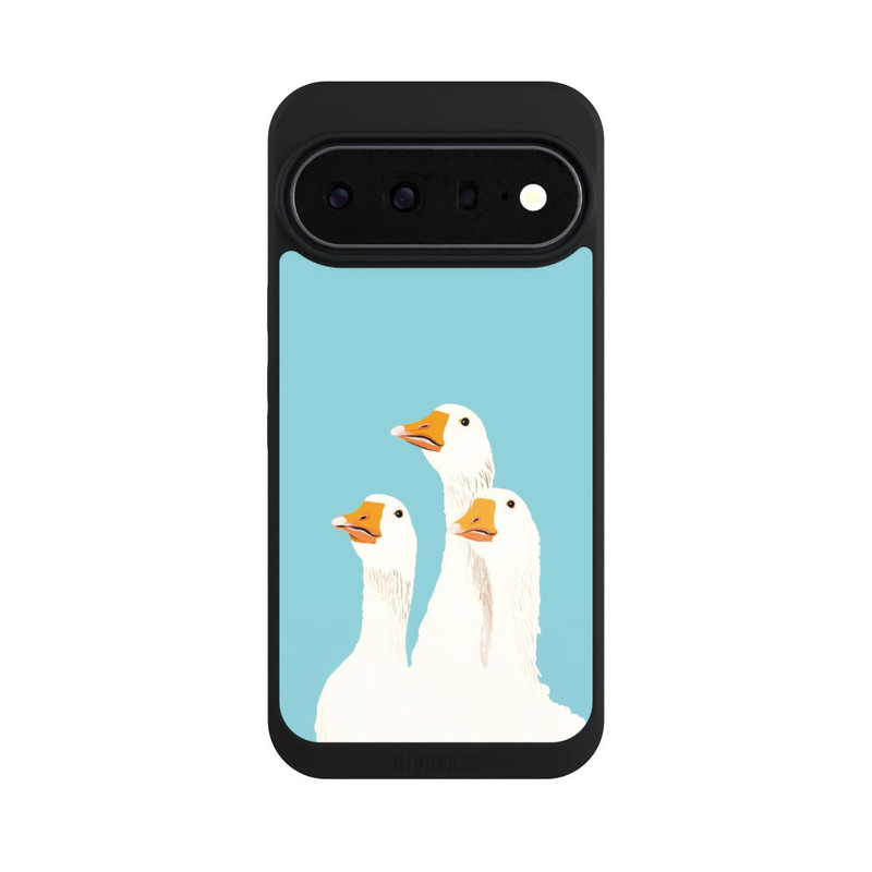 Pixel 11 Pro XL NIVOpure Drei Gänse Hellblau mit KI