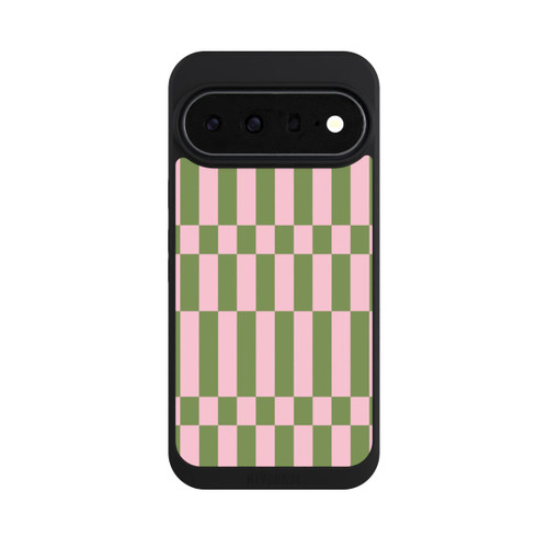 Google Pixel 11 Pro XL NIVOpure Sage and Pink Checked Pattern Theme