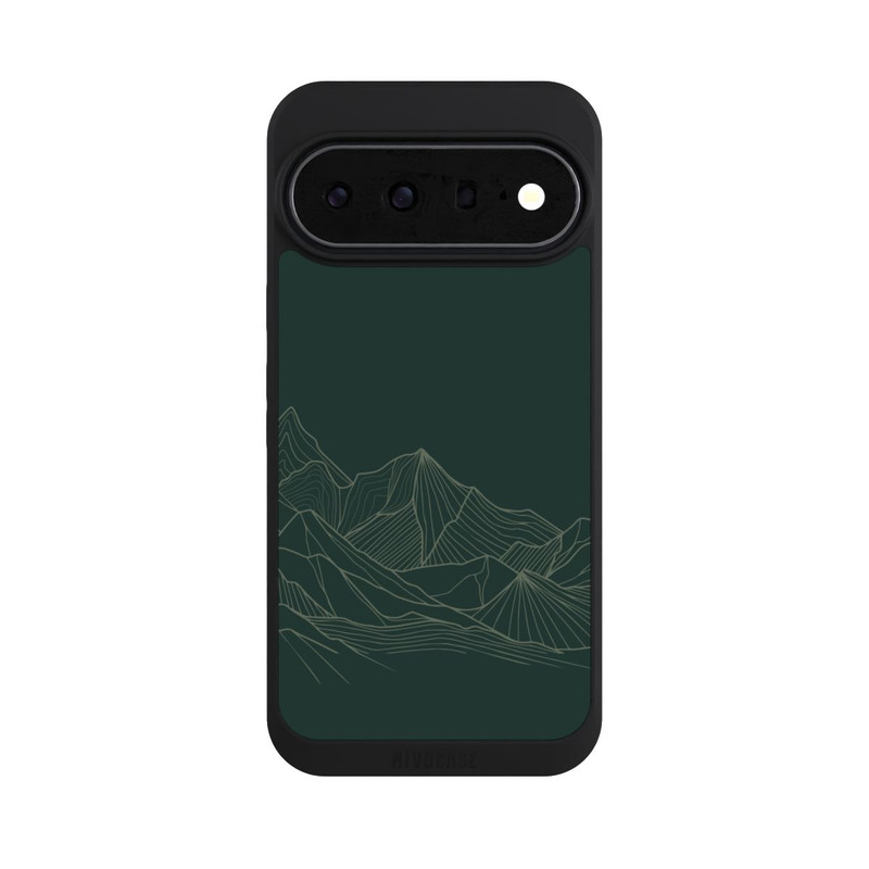 Pixel 11 Pro XL NIVOpure Berg Line Art Grün