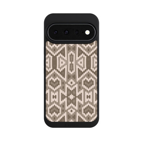 Google Pixel 11 Pro XL NIVOpure Ikat Boho Muster Inka Braun