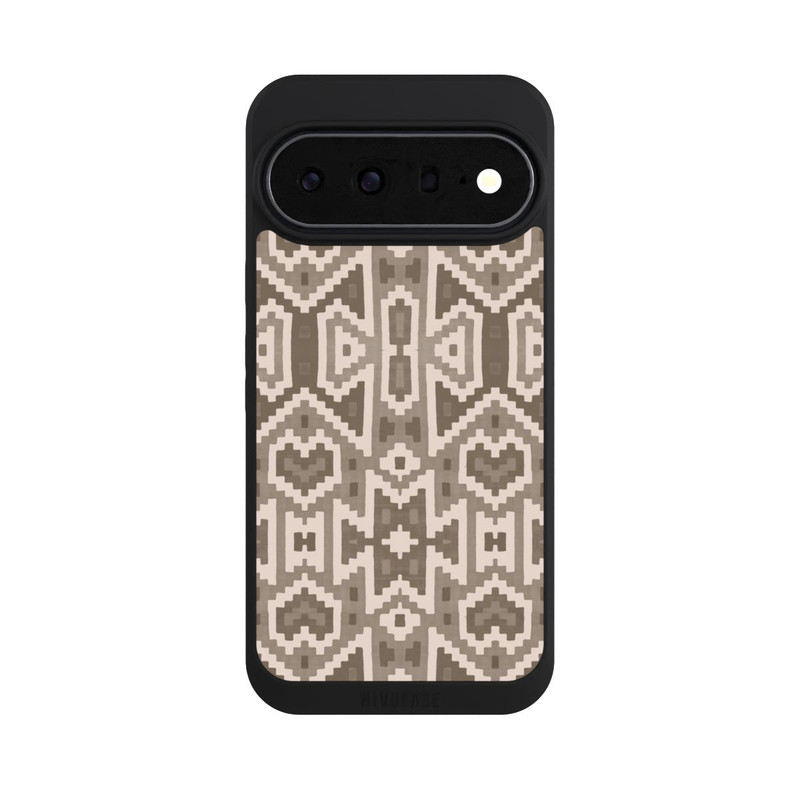 Pixel 11 Pro XL NIVOpure Ikat Boho Muster Inka Braun