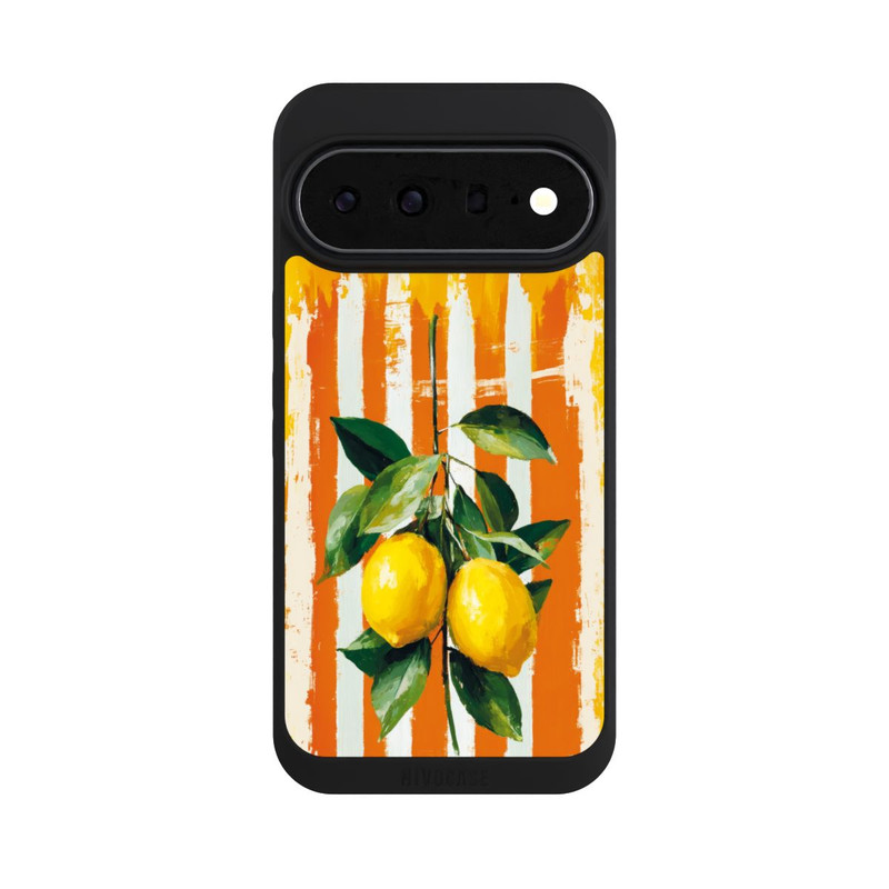 Pixel 11 Pro XL NIVOpure Summer Lemons on Stripes with AI
