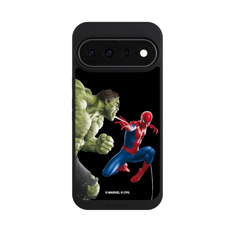 Pixel 11 Pro XL NIVOpure Spider-Man affronte Hulk