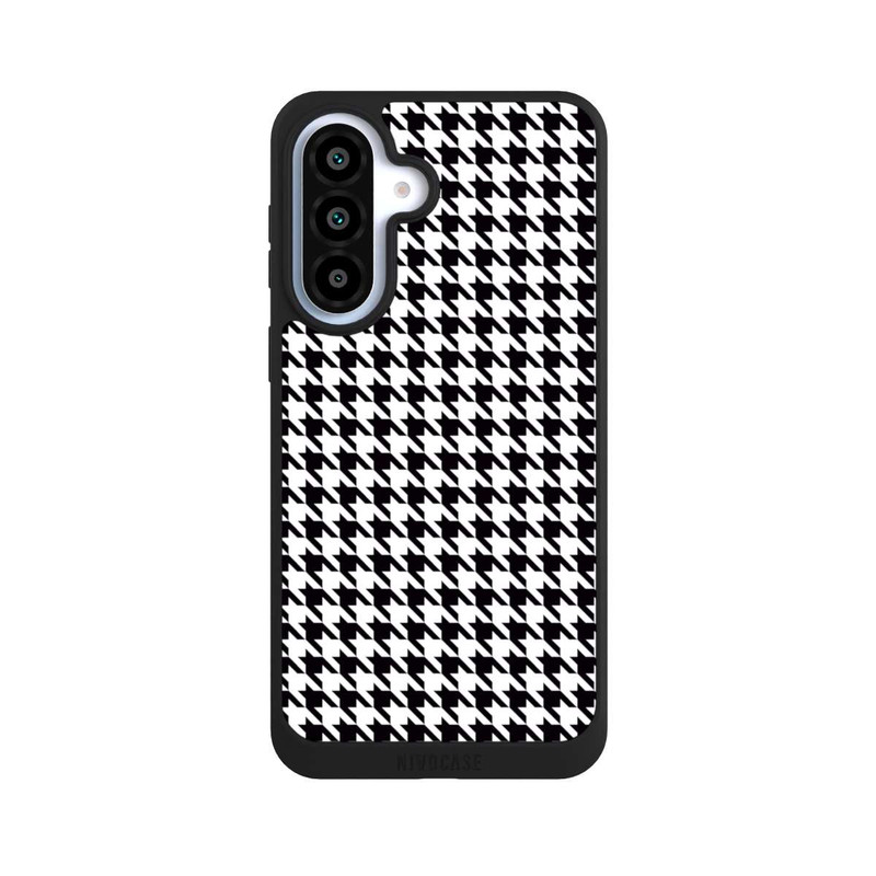 Galaxy A37 5G NIVOpure Pied de Poule Noir Blanc