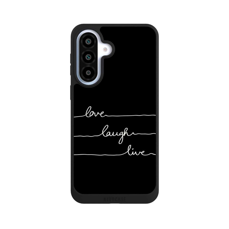 Galaxy A37 5G NIVOpure Love Laugh Live weiß/schwarz