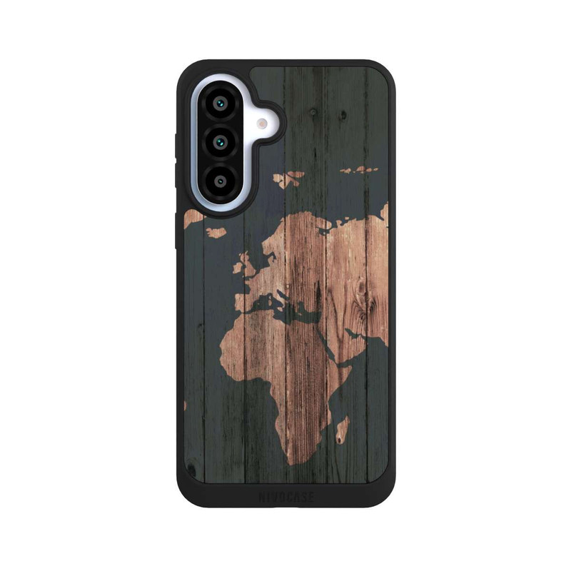 Galaxy A37 5G NIVOpure Wooden World Map