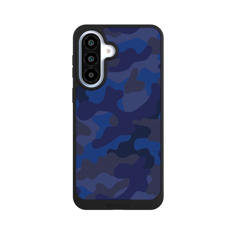 Galaxy A37 5G NIVOpure Camouflage Marineblau