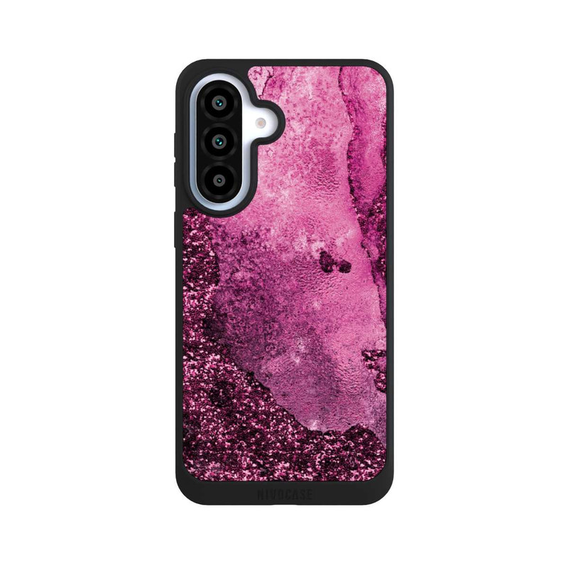 Galaxy A37 5G NIVOpure Pink Glitter Marble 2