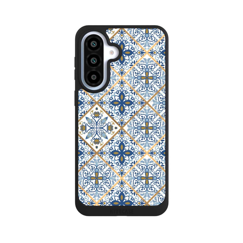 Galaxy A37 5G NIVOpure Mosaik Blau-Gold Look