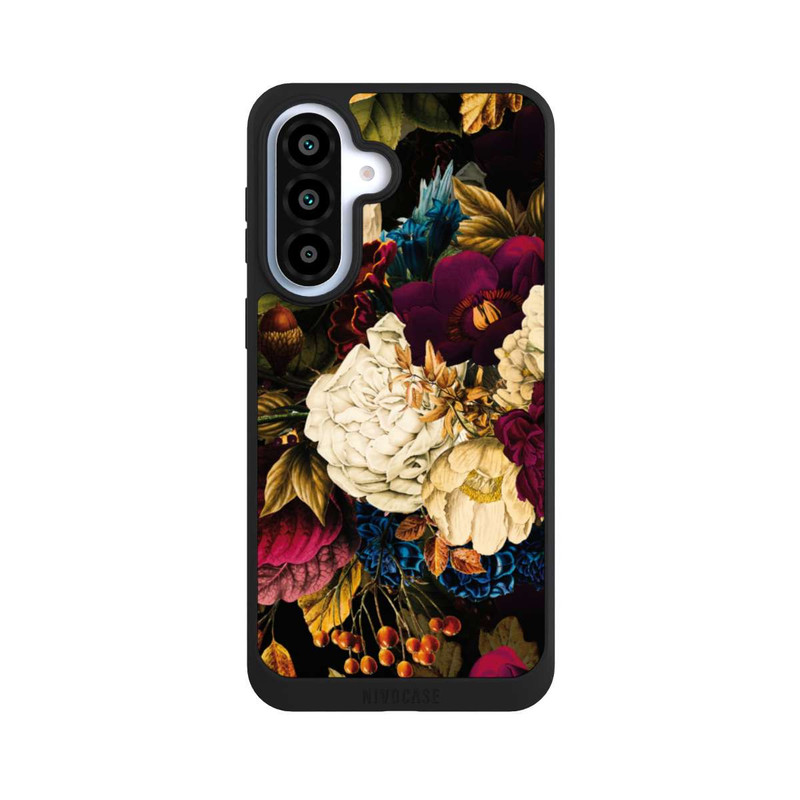 Galaxy A37 5G NIVOpure Dunkle Vintage Blumen