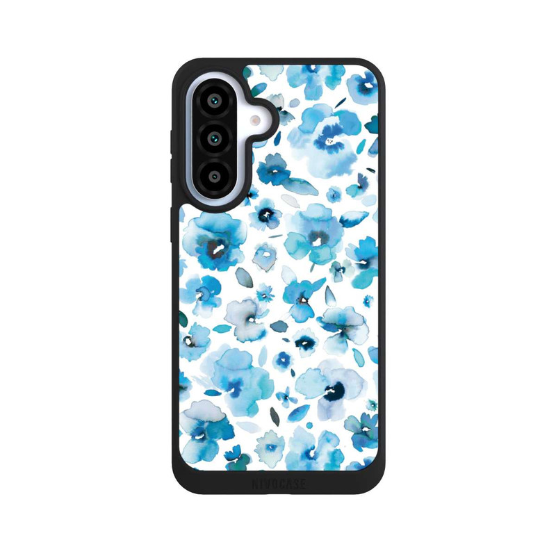 Galaxy A37 5G NIVOpure Blaue tropische Blumen