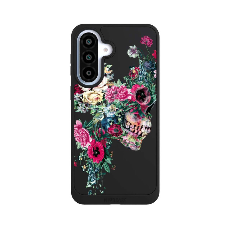 Galaxy A37 5G NIVOpure Crâne fleuri transparent
