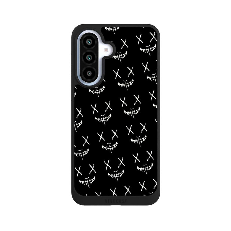 Galaxy A37 5G NIVOpure Maskenmuster Schwarz