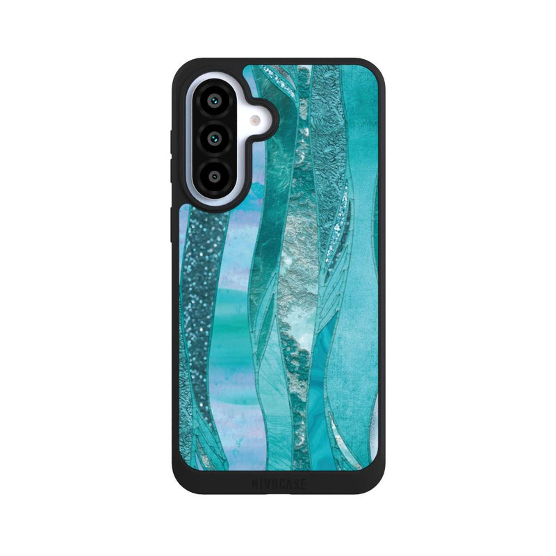 Galaxy A37 5G NIVOpure Blue Glamour Glitter Look
