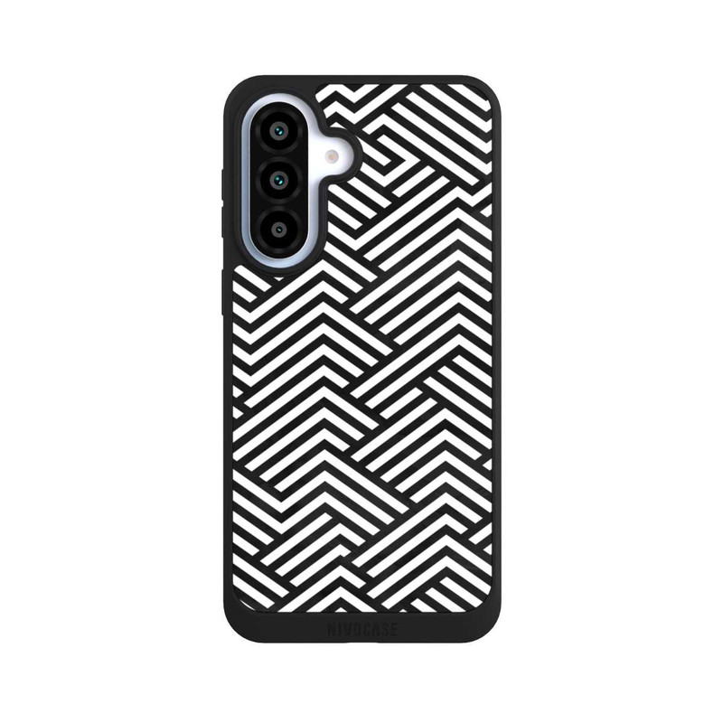 Galaxy A37 5G NIVOpure Schwarz und Weiß ZigZag