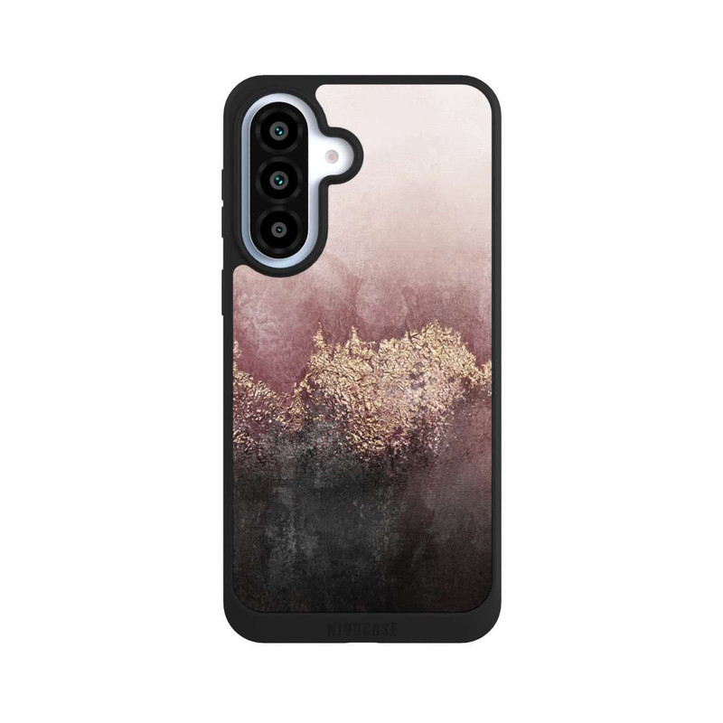 Galaxy A37 5G NIVOpure Rosa Himmelsstaub Golddruck