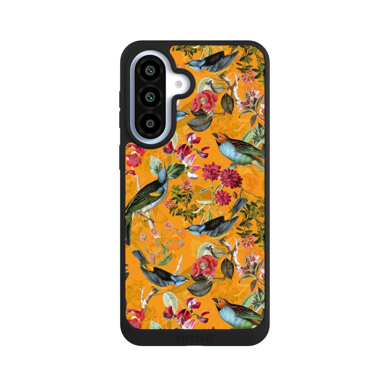Galaxy A37 5G NIVOpure Tapete mit Vögeln und Blumen