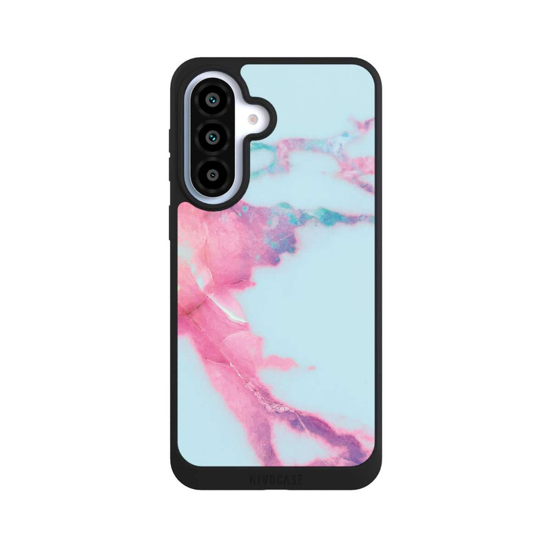 Galaxy A37 5G NIVOpure Hellblauer schillernder Adermarmor